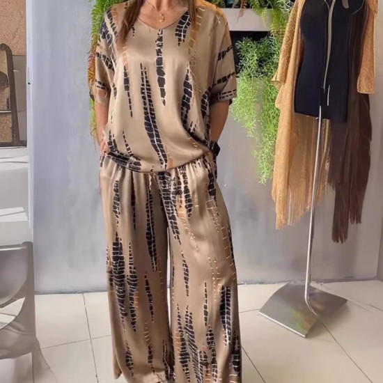 50 % Rabatt2025 neues modisches, lockeres zweiteiliges Set