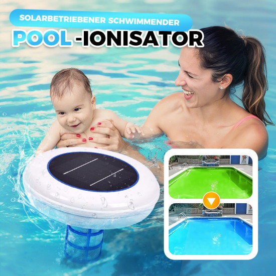 Kristallklarer Pool – ohne Chemie, mit Sonnenkraft! SOLAR POOL IONIZER FR KRISTALLKLAres WASSER