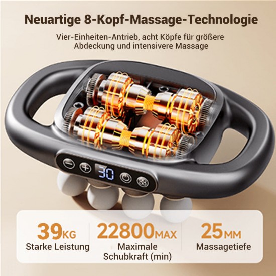  Sommergeschenk 16-Antrieb 8-Kopf Massagepistolen-Set  Kostenloser Versand 