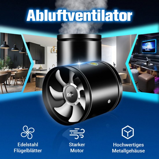 Super SaugkraftMultifunktionaler, leistungsstarker, leiser Abluftventilator