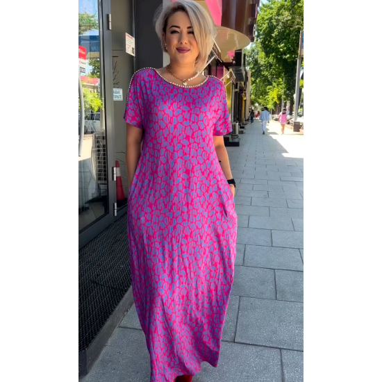 【M-3XL】2025 Modisches Print-Kleid in bergre