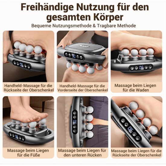  Sommergeschenk 16-Antrieb 8-Kopf Massagepistolen-Set  Kostenloser Versand 