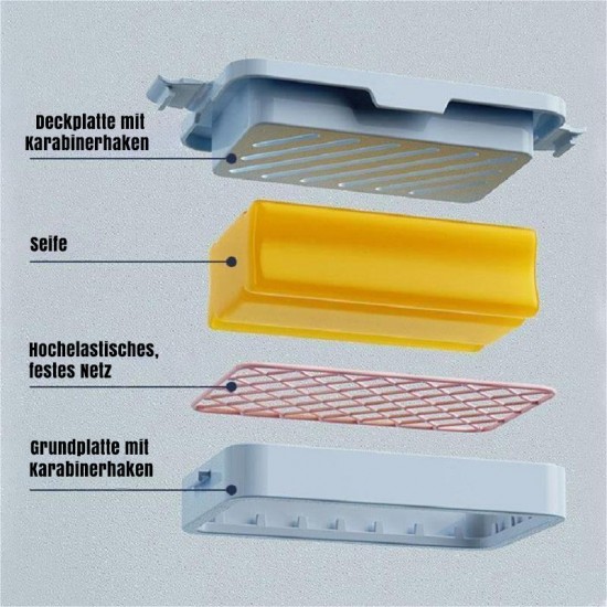 Heute 35% RabattSeifenschale mit hochelastischem Netz