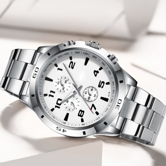 Modische wasserdichte leuchtende Quarzuhr