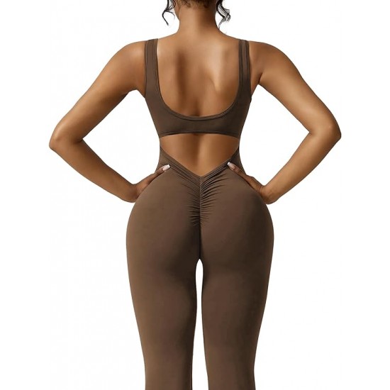  Mid-Year Sale 49% OFF Sleeveless Jumpsuit Sexy Backless One Piece Shrunken Bottom Yoga One Piece Seamless One Piece (Buy 2 Get Free Shipping)