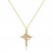 Halskette mit Kronen- und Kreuzanhnger