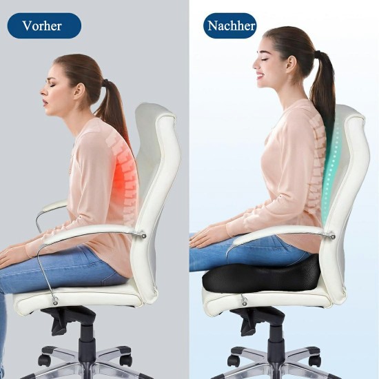 Ergonomisches Sitzkissen aus Memory-Schaumstoff
