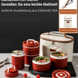 Heier Verkauf(50% Rabatt)Mikrowellengeeignete, isolierte Lunchbox aus Edelstahl