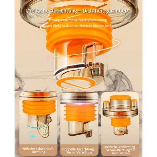 Multifunktionales Abwasserrohr-T-Stück mit Anti-Geruchs-Verbindung