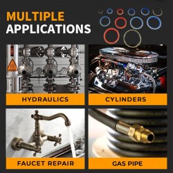 Pousbo 100 Stück/ 245 Stück Assortiertes Dichtungsring-Set