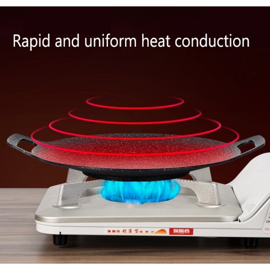 Multifunktionale Antihaft-Bratpfanne Medizinische Stein-Grillpfanne