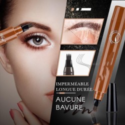 Kaufe 1 und erhalte 1 gratisWasserdichter 3D Augenbrauenstift mit 4 Gabelspitzen