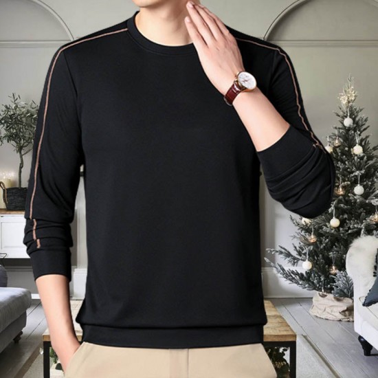  Weihnachtsaktion - 50% Rabatt  Pullover mit langen rmeln und Rundhalsausschnitt für Herren