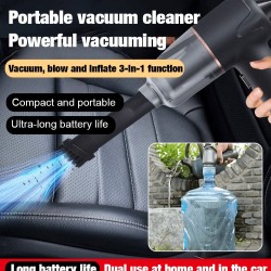 50% RABATT Blasen, Saugen, Aufblasen – Kabelloser Staubsauger für Haus und Auto
