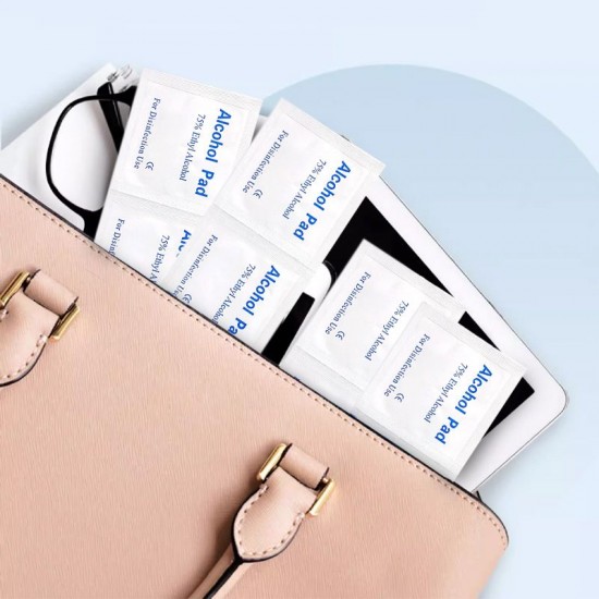 Einweg-Alkoholtupfer mit 75%igem Ethylalkohol