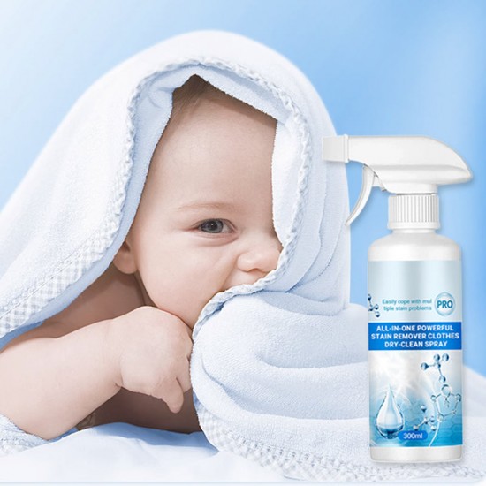 Heute 33%~60% Rabatt All-in-One leistungsstarke Fleckenentferner Kleidung Dry-Clean Spray