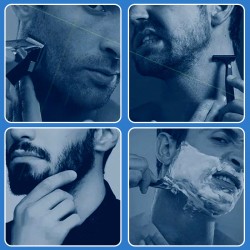 2-in-1-Rasier- und Reinigungscreme-Stick für Mnner