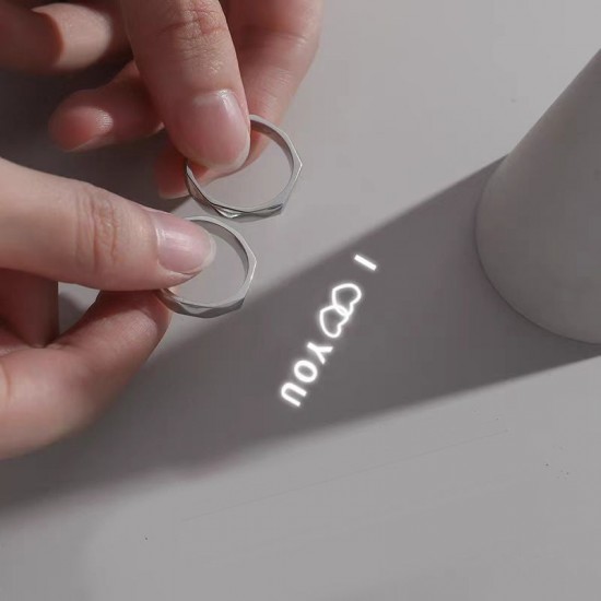 Verstellbarer Skulptur-Ring - Ich liebe dich Romantik Geschenk