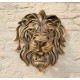 Lion Head Wall Mounted Art Sculpture