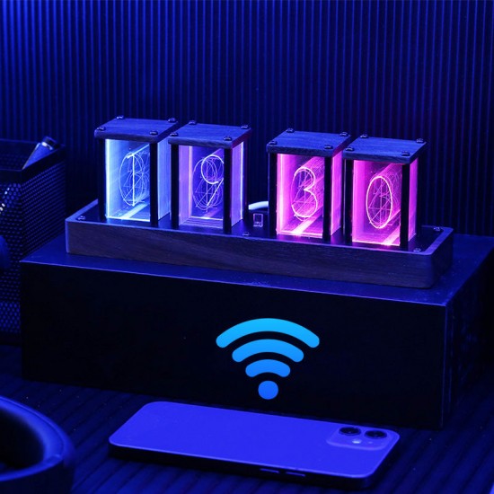 Intelligentes Rhrenuhr-Set mit Digitalanzeige