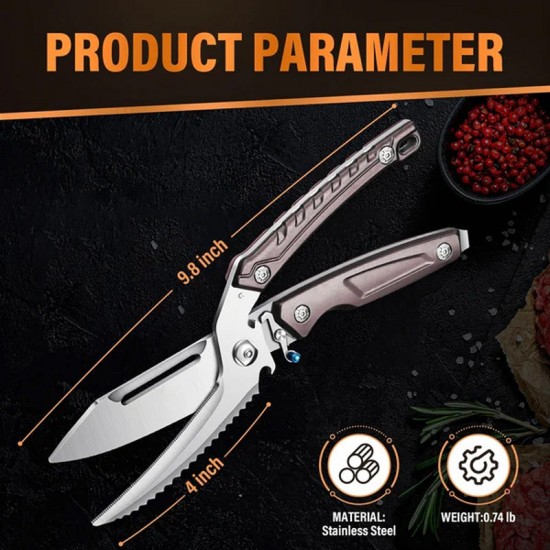 Hochbelastbare Geflügelschere