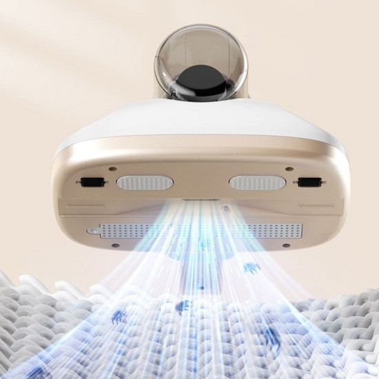 Leistungsstarker Handstaubsauger mit Milbenentfernungszubehr