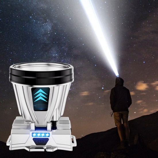 2025 Super Outdoor-AusrüstungSuperhelle, wiederaufladbare Hochleistungs-Stirnlampe