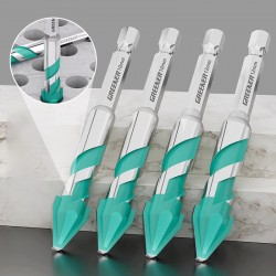 Hochfester Exzenter-Spiralbohrer-Satz