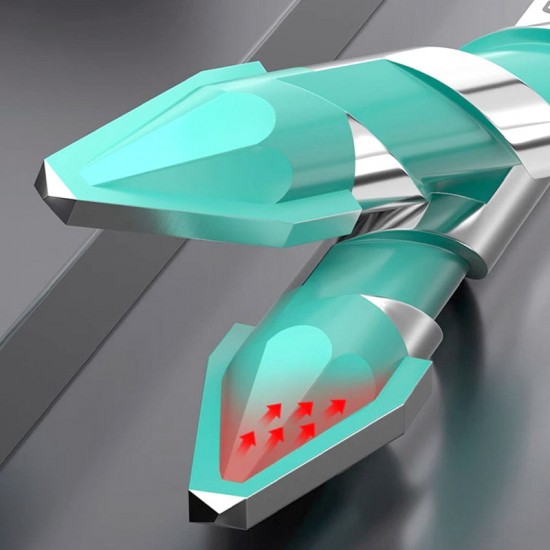 Hochfester Exzenter-Spiralbohrer-Satz