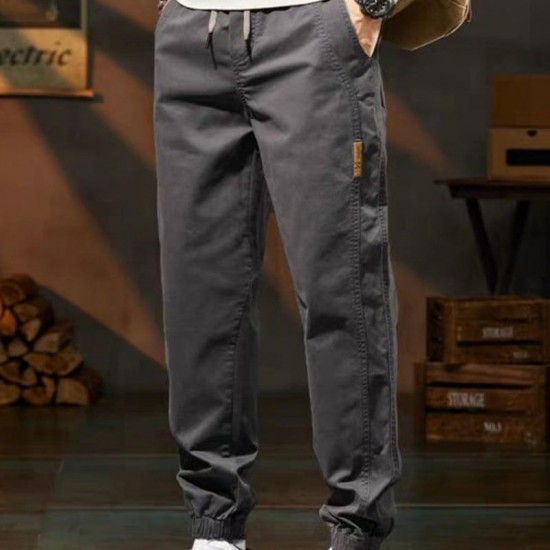 Stilvolle Freizeithose mit Kordelzugbund und Taschen