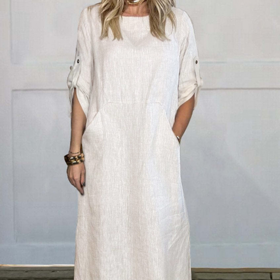 Weites, bequemes und vielseitiges Maxikleid für Damen