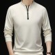 Modischer Herren-Pullover mit Viertelreiverschluss