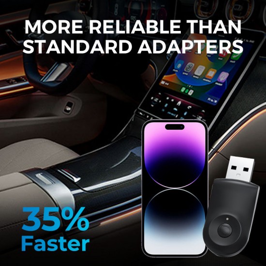 Limited Time Offer - 50% Off 2025 Ottocast Mini wireless CarPlay Android Auto Adapter