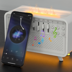 Multifunktionaler Bluetooth-Lautsprecher mit Luftbefeuchter und Nachtlicht