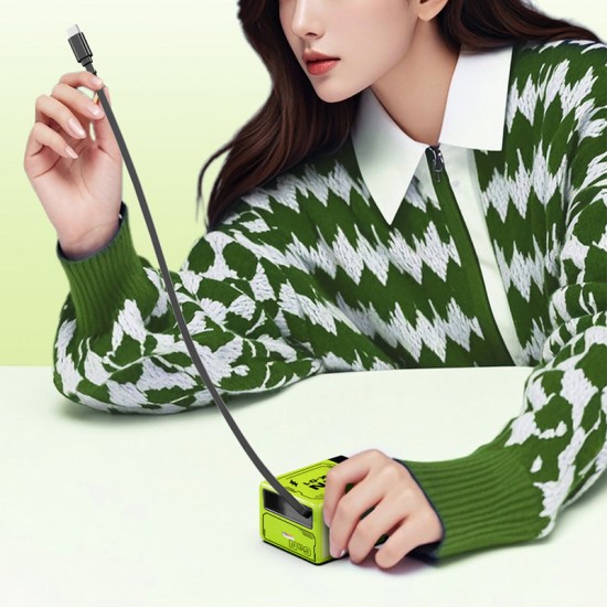 USB-C Schnellladestation mit einziehbarem Kabel – Universell einsetzbar (Jetzt 60% sparen)