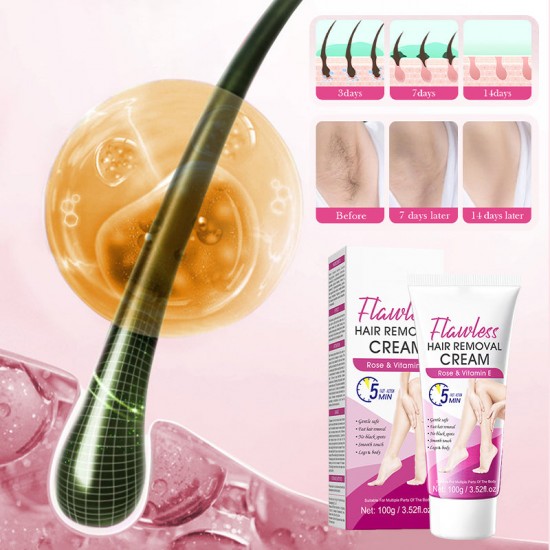 Makellose und sanfte Haarentfernungscreme NeinBikini-Saison Essentials