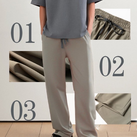 Atmungsaktiver Freizeit-Zweiteiler für Herren: Kurzarmhemd und Hose