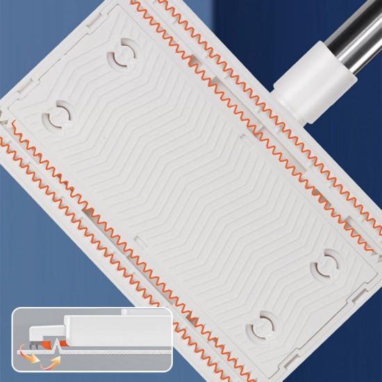  LETZTER TAG! 50% RABATT  Einweg-Staubmopp mit 4 wiederverwendbaren Bezügen 