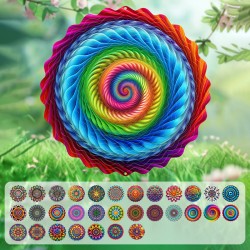 2025 Neue ProdukteHngender Windspinner für drinnen und drauen