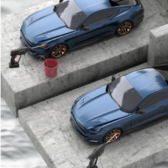 Multifunktionale kabellose Hochdruckreinigungs-Pistole