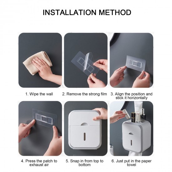 Last Day Sale 50 %Stanzfreie Toilettenpapierhalterbox