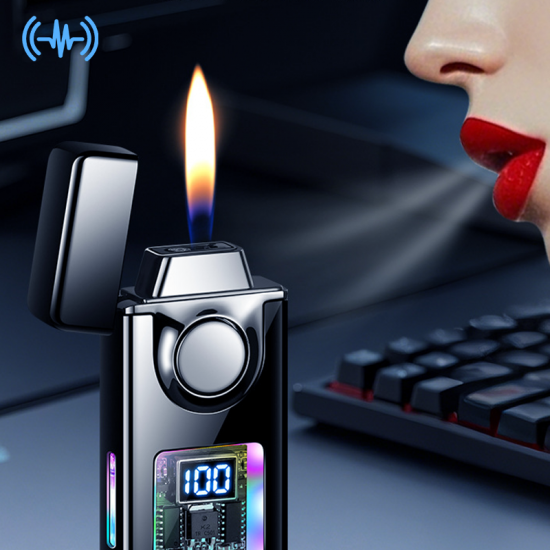 Kreatives winddichtes Feuerzeug mit zwei Flammen