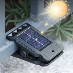  Solar-Clip-Leuchte mit Bewegungssensor – Jetzt 2 kaufen, 1 gratis! Perfekt für Garten, Balkon & Terrasse! 