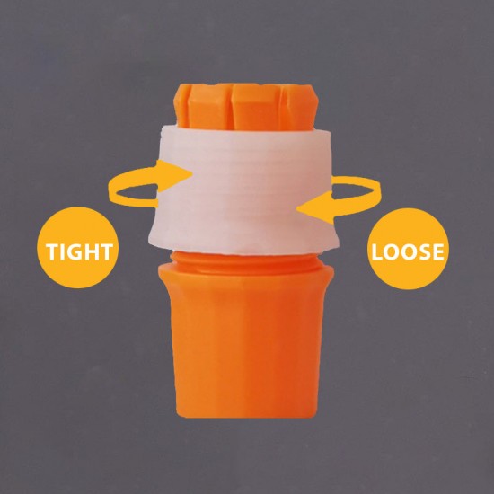 Universeller Schnellverbinder für Wasserhahn und Schlauch