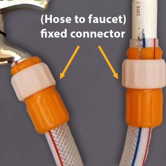 Universeller Schnellverbinder für Wasserhahn und Schlauch