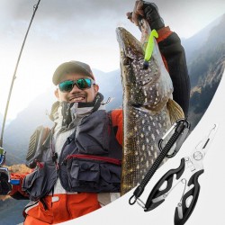 Multifunktionales Angelzangenset (Zange + Sicherungsband)