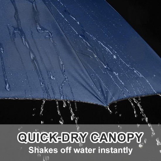 12-Rib Large Foldable Windproof Umbrella