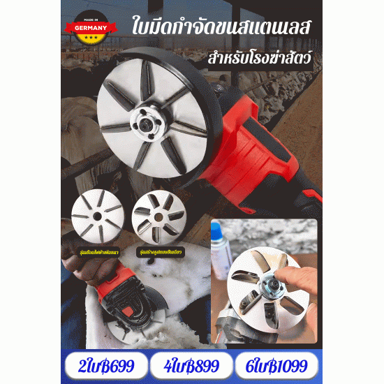 Arbeitssparende Schweinehaarentferner-Schaberscheibe