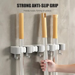 Wandhalterung für Mopp und Besen