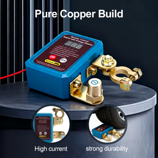 Batterie-Trennschalter mit Fernbedienung für Autos